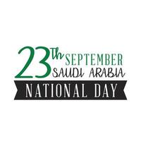 23. september saudi-arabien vektor