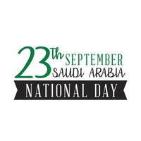 23 september Saudiarabien vektor