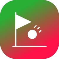 Golf kreatives Icon-Design vektor