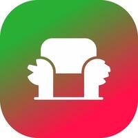 Sofa kreatives Icon-Design vektor