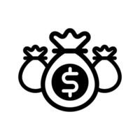 Geld Tasche Design Symbol Vektor