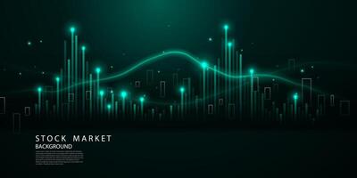 Geschäft Vektor Illustration Design Lager Markt Diagramme oder Forex Handel Diagramme zum Geschäft und Finanzen Ideen.