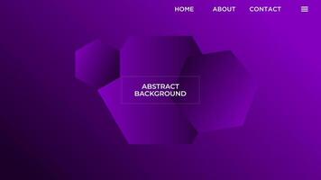 abstrakt verschwommen Hintergrund elegant Gradient lila glatt Farbe Design Vektor Vorlage gut zum modern Webseite, Hintergrund, Startseite Design