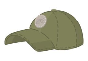 keps hatt ClipArt. vandring tillbehör klotter isolerat på vit. tecknad serie vektor illustration.