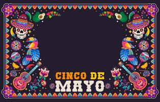 cinco de mayo hintergrund vektor