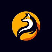 Fuchs Symbol Design. Tier Logo. Vektor Abbildungen