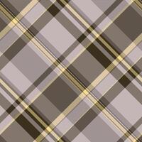 bakgrund sömlös kolla upp av pläd textil- textur med en mönster vektor tyg tartan.