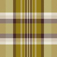 Hintergrund nahtlos Textil- von prüfen Textur Vektor mit ein Muster Stoff Tartan Plaid.