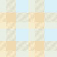 prüfen Textur Plaid von Tartan Muster Hintergrund mit ein nahtlos Stoff Vektor Textil.