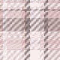 Textur Textil- nahtlos von Stoff prüfen Plaid mit ein Hintergrund Muster Tartan Vektor. vektor