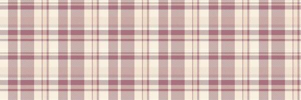 Kleid Tartan Textur nahtlos, Kreativität Muster prüfen Textil. Geschenk Stoff Plaid Hintergrund Vektor im rot und Antiquität Weiß Farben.