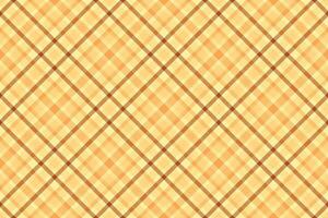 Stoff prüfen Muster von Plaid Textur nahtlos mit ein Tartan Hintergrund Vektor Textil.