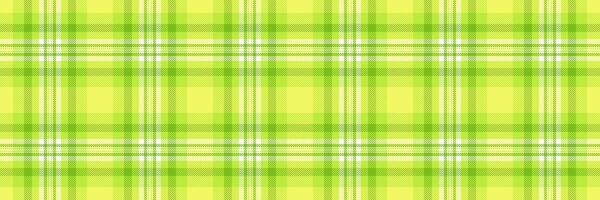 säng vektor pläd tyg, matta sömlös tartan mönster. cell textur bakgrund kolla upp textil- i kalk och grön färger.