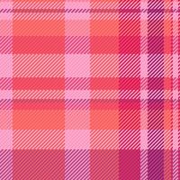 Muster Textil- Vektor von Plaid Textur Stoff mit ein prüfen Tartan nahtlos Hintergrund.