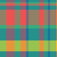 textur mönster tyg av textil- kolla upp sömlös med en pläd bakgrund vektor tartan.