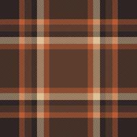 Muster nahtlos Vektor von Hintergrund Textil- Plaid mit ein prüfen Tartan Stoff Textur.