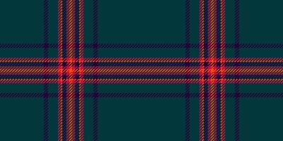 Plaid Hintergrund Textur von Stoff Muster nahtlos mit ein Textil- Tartan prüfen Vektor. vektor