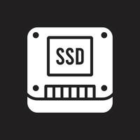 sSD ikon vektor