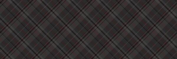 stark pläd tyg sömlös, över hela världen bakgrund vektor mönster. diwali textil- textur kolla upp tartan i mörk och grå färger.