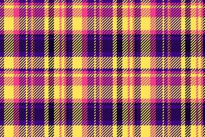 mönster textil- textur av tyg pläd vektor med en sömlös tartan kolla upp bakgrund.