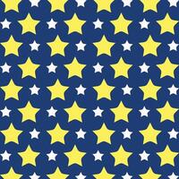Nacht Star nützlich modisch farbig wiederholen Muster Vektor Illustration cool Design