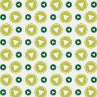 spela knapp sällsynt trendig Flerfärgad upprepa mönster vektor illustration grön design