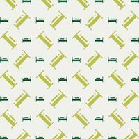 Schlafzimmer Selten modisch Mehrfarbig wiederholen Muster Vektor Illustration Grün Design