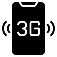 Smartphone-Glyphensymbol vektor