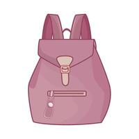 Illustration von Rosa Rucksack vektor