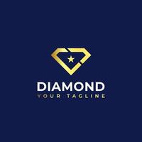 Diamant Ring Logo Konzept - - Diamant geformt Ring Schmuck Logo Transformation Design. vektor