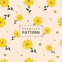 Herbst Blatt nahtlos Blumen- Muster Design . Vektor nahtlos Muster Design zum Textil- und Drucken