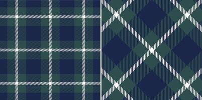 Vektor kariert Muster oder Plaid Muster . Schottenstoff, texturiert nahtlos Köper zum Flanell Hemden, Bettdecke Abdeckungen, andere Herbst Winter Textil- Mühlen. Vektor Format