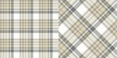 vektor rutig mönster eller pläd mönster . tartan, texturerad sömlös twill för flanell skjortor, täcke täcker, Övrig höst vinter- textil- kvarnar. vektor formatera