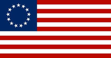 betsy ross flag vektor