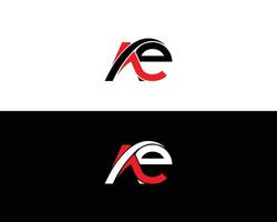 abstrakt Brief ae Logo Design Vektor Format Vorlage.