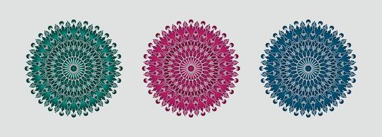 kreativ Luxus Mandala Design Hintergrund vektor