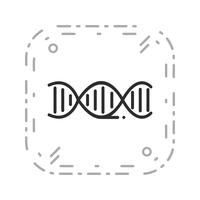 Vektor-DNA-Symbol vektor