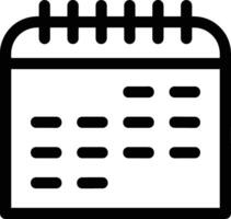 Kalender Zeitplan Symbol Symbol Vektor Bild. Illustration von das modern geplanter Termin Erinnerung Agenda Symbol Grafik Design Bild