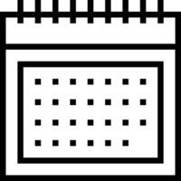 kalender schema ikon symbol vektor bild. illustration av de modern utnämning påminnelse dagordning symbol grafisk design bild