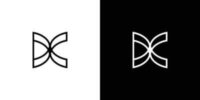 modern und einzigartig Brief dc Initialen Logo Design vektor