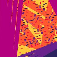festlig abstrakt bakgrund med konfetti i pastell färger. trendig modern vektor illustration för baner inbjudan affisch omslag flygblad firande händelse hälsning kort fest social media berättelse tidskrift