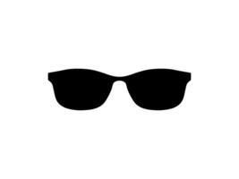 Sonne Auge Brille Silhouette, Piktogramm, Vorderseite Sicht, eben Stil, können verwenden zum Logo Gramm, Apps, Kunst Illustration, Vorlage zum Benutzerbild Profil Bild, Webseite, oder Grafik Design Element. Vektor Illustration