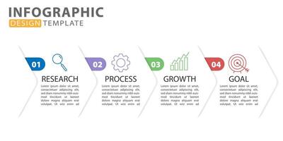 tidslinje infographic mall. 4 steg tidslinje resa, kalender platt enkel infographics design mall. presentation Graf. företag begrepp med 4 alternativ, vektor illustration.