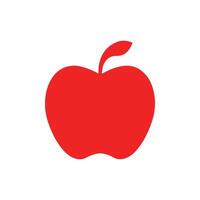 Apfel Symbol. eben Symbol auf Weiß Hintergrund. Vektor Illustration