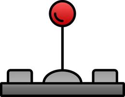 Joystick Linie gefüllt Gradient Symbol vektor