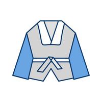 Karate-Symbol-Vektor-Illustration vektor