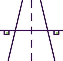 Autobahn gefüllt Symbol vektor