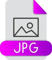 jpg eben Gradient Symbol vektor