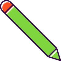 penna fylld ikon vektor