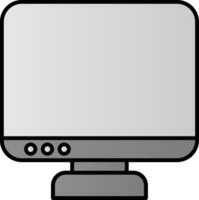 Monitor Linie gefüllt Gradient Symbol vektor